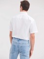 Chemises à personnaliser RUSSELL Chemise homme popeline polycoton manches courtes 