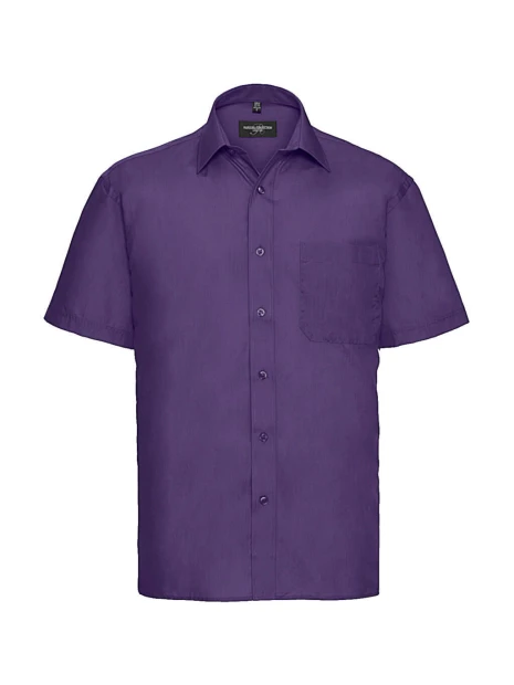 RUSSELL Chemise homme popeline polycoton manches courtes /api/colors/f28ecd26-255e-4b18-a29c-08c2af1111d3 personnalisable