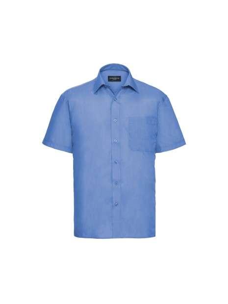 RUSSELL Chemise homme popeline polycoton manches courtes /api/colors/57fb13c0-ca1a-4193-b74d-f389fb93dfcd personnalisable