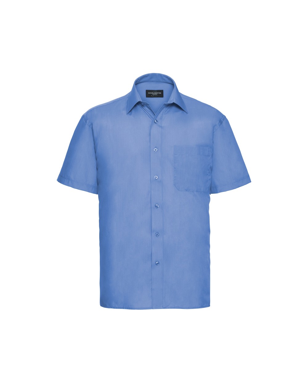 Chemises personnalisable RUSSELL Chemise homme popeline polycoton manches courtes