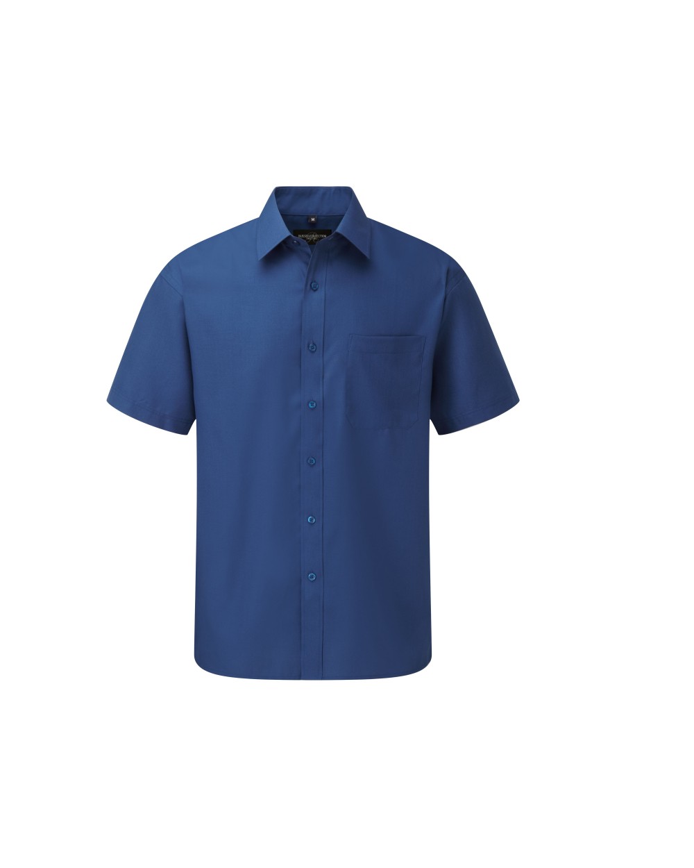 RUSSELL Men's Ss Polycotton Popelinehemd Hemden personalisierbar