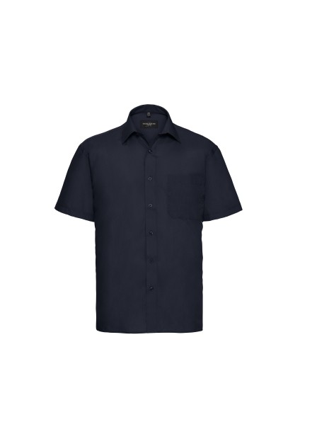 RUSSELL Chemise homme popeline polycoton manches courtes /api/colors/b68891a9-1d28-4f7a-8deb-775c45027afd personnalisable