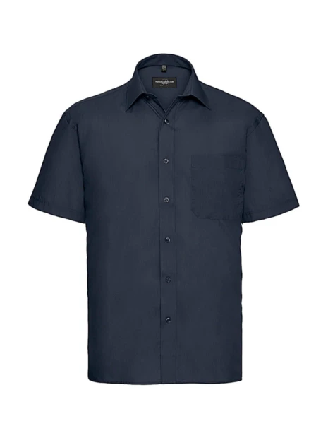 RUSSELL Chemise homme popeline polycoton manches courtes /api/colors/dac7f052-16c9-4080-ba5c-aefc702fb74b personnalisable