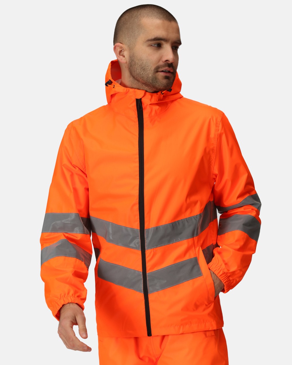 REGATTA HI-VIS PRO PACKAWAY JACKET Jacken personalisierbar