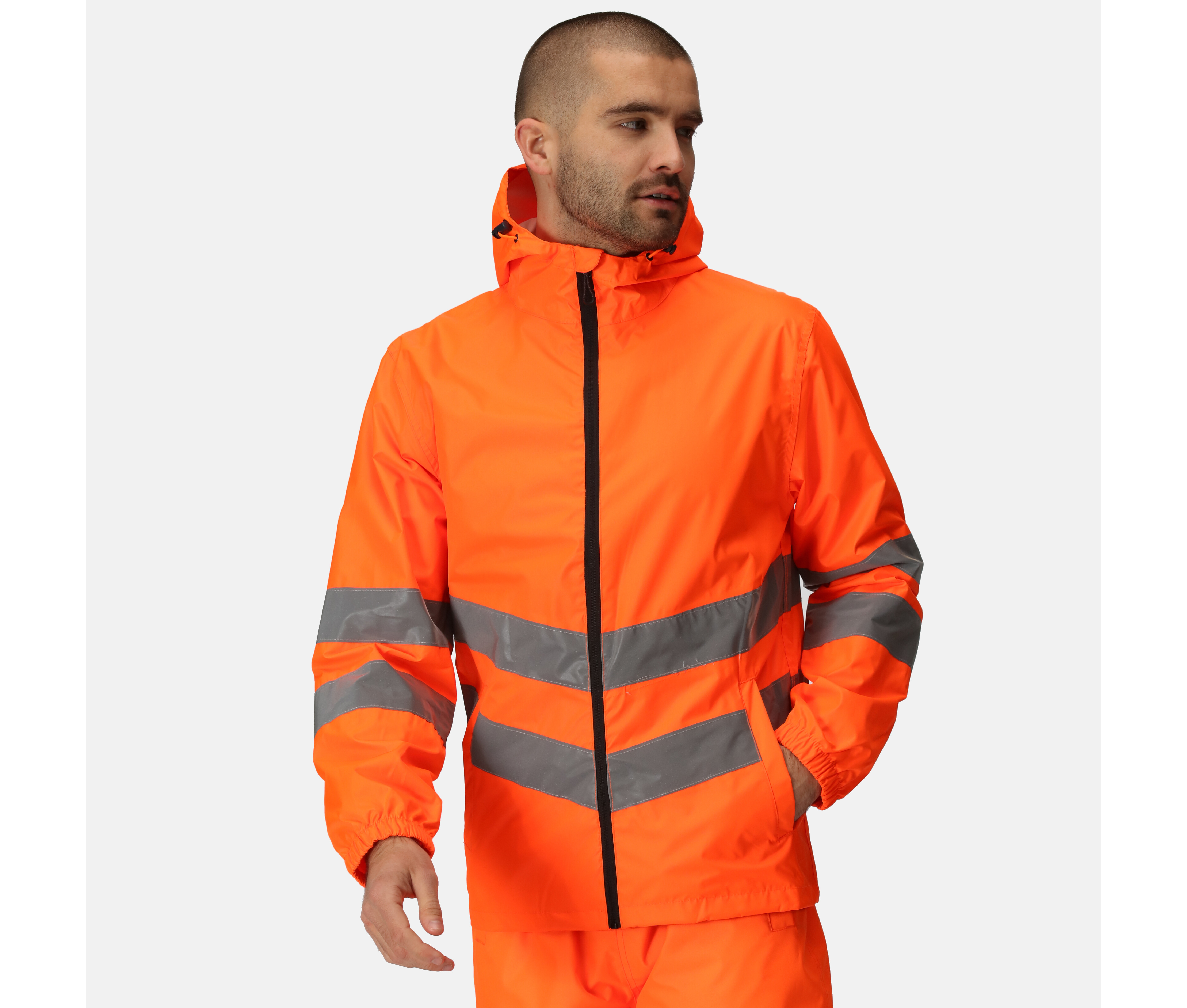 Jassen REGATTA Hi-Vis Pro Packaway Jacket voor bedrukking &amp; borduring