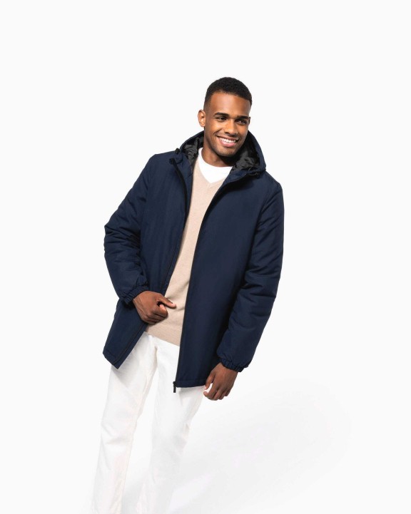 Jassen KARIBAN Unisex gerecycled parka met capuchon voor bedrukking &amp; borduring