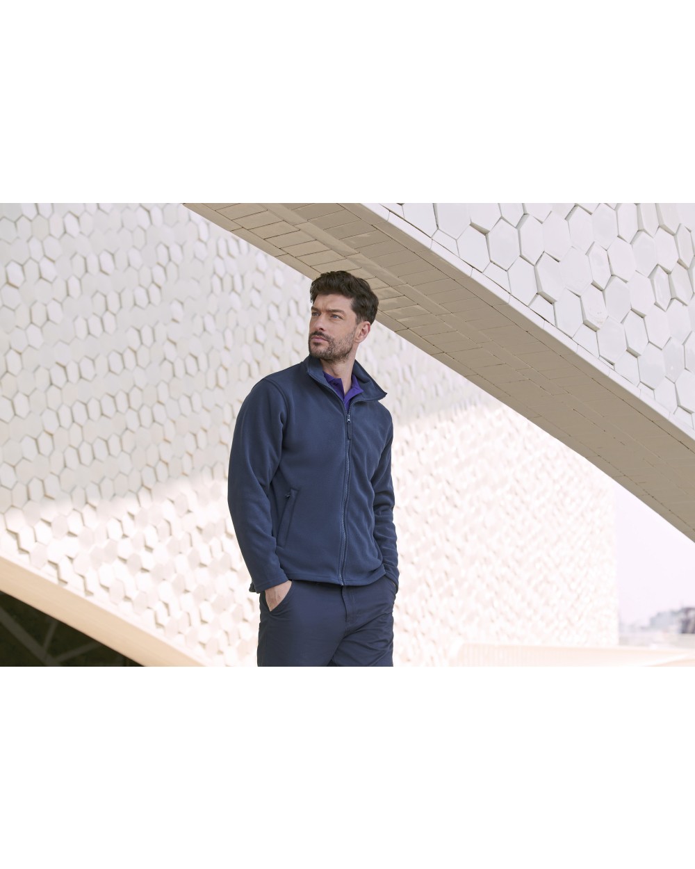 Polar Fleeces HENBURY Men`s Microfleece Jacket voor bedrukking &amp; borduring