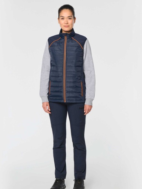 Vestes à personnaliser WK. DESIGNED TO WORK Bodywarmer Day To Day bi-matière unisexe 