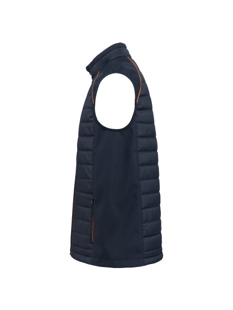 WK. DESIGNED TO WORK Bodywarmer Day To Day bi-matière unisexe /api/colors/4aa10cb8-ec49-4df5-89ba-a5619ab34e1d personnalisable