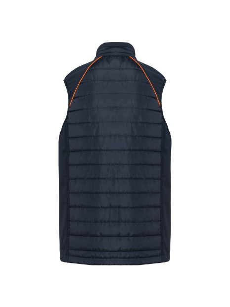 WK. DESIGNED TO WORK Bodywarmer Day To Day bi-matière unisexe /api/colors/4aa10cb8-ec49-4df5-89ba-a5619ab34e1d personnalisable