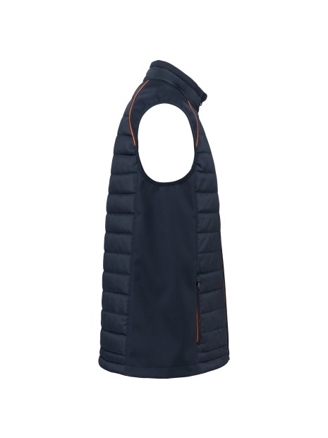 WK. DESIGNED TO WORK Bodywarmer Day To Day bi-matière unisexe /api/colors/4aa10cb8-ec49-4df5-89ba-a5619ab34e1d personnalisable