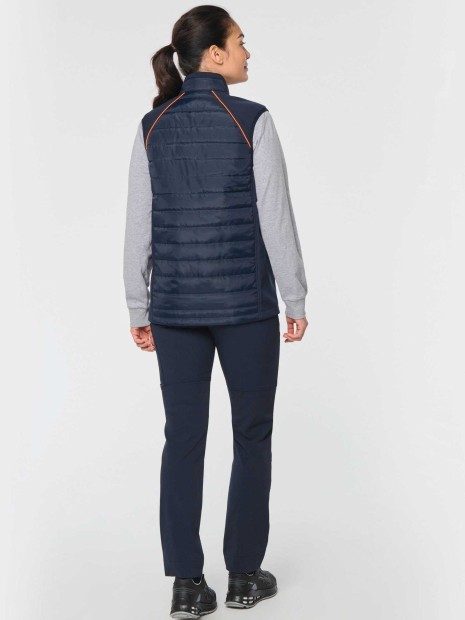 Vestes à personnaliser WK. DESIGNED TO WORK Bodywarmer Day To Day bi-matière unisexe 