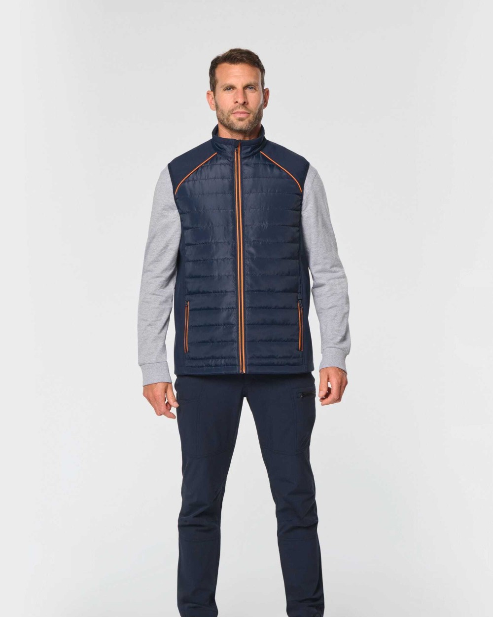 WK. DESIGNED TO WORK Bi-Material Day To Day-Bodywärmer Jacken personalisierbar