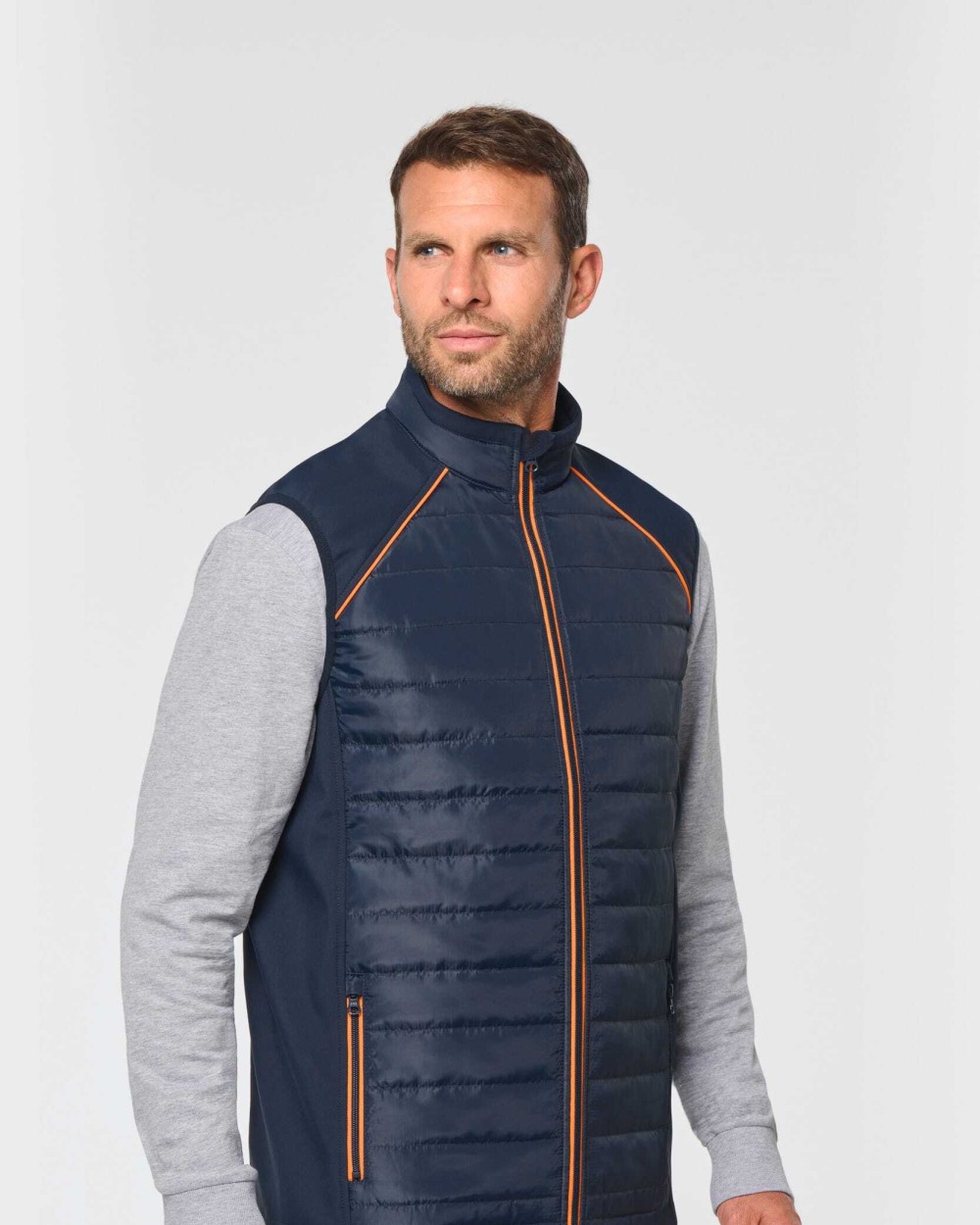 Vestes personnalisable WK. DESIGNED TO WORK Bodywarmer Day To Day bi-matière unisexe