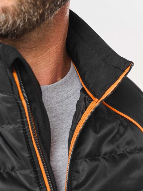 Vestes à personnaliser WK. DESIGNED TO WORK Bodywarmer Day To Day bi-matière unisexe 