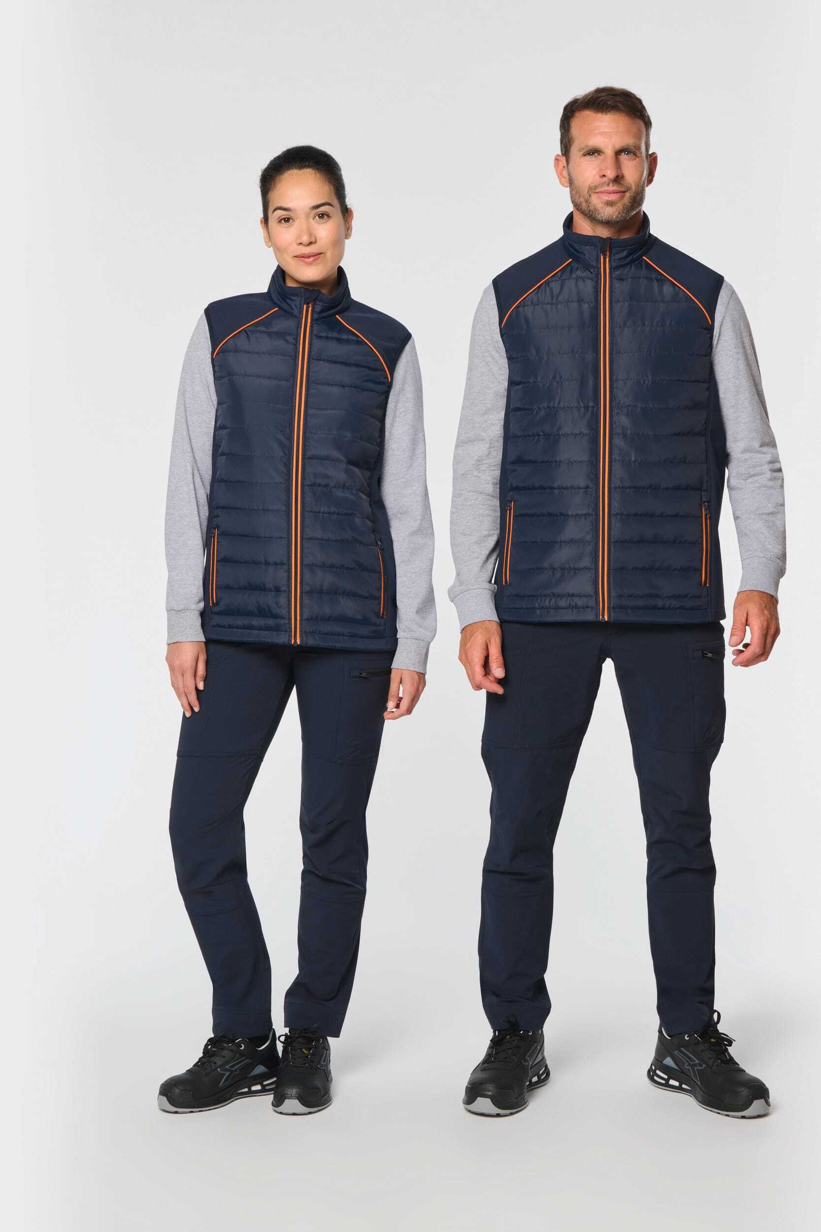 Vestes personnalisable WK. DESIGNED TO WORK Bodywarmer Day To Day bi-matière unisexe