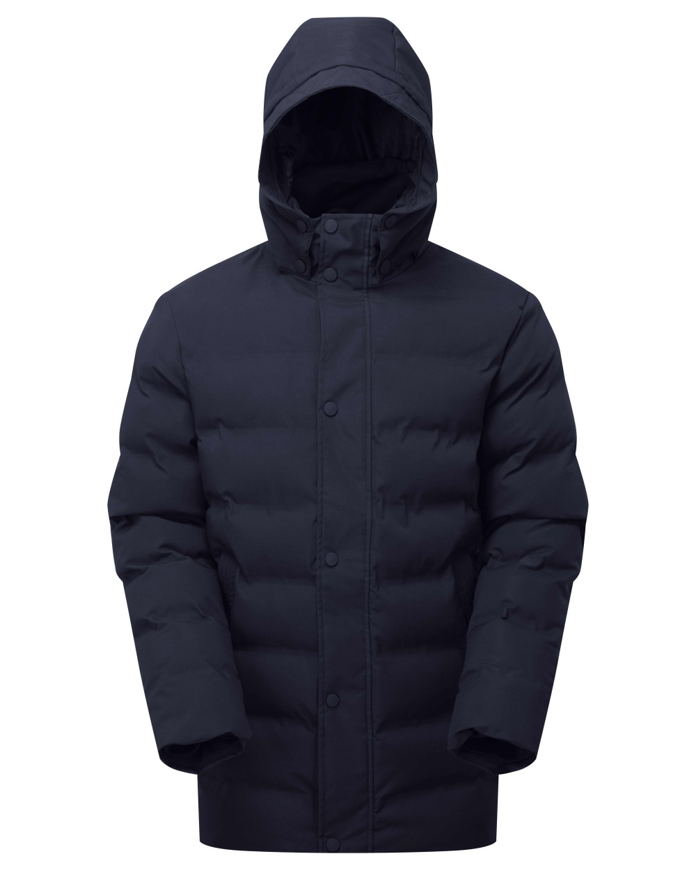 2786 Recycled bonded longline padded jacket Jacken personalisierbar