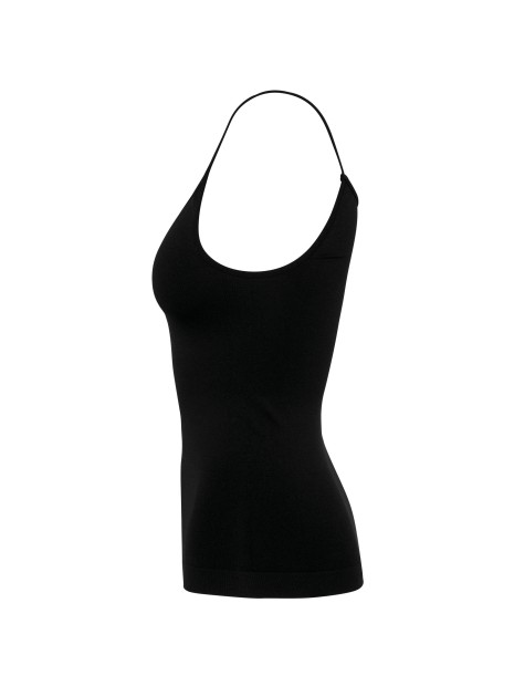 KARIBAN Débardeur écoresponsable sans couture fines bretelles femme /api/colors/b9fdad4a-5e94-45cb-8c03-c08b349b28c3 personnalisable