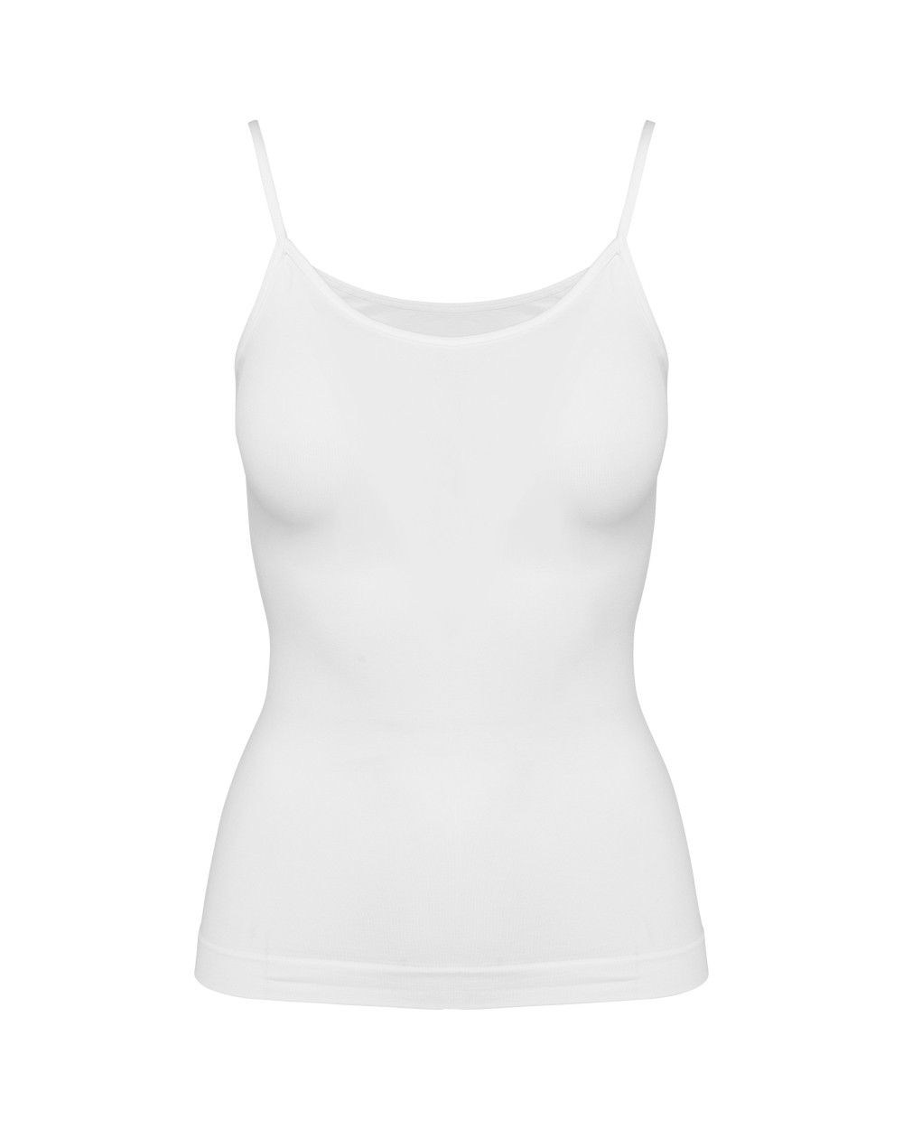 KARIBAN Umweltfreundliches, nahtloses Damen-Top mit feinen Trägern T-Shirts personalisierbar