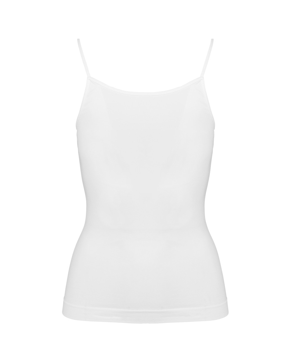 KARIBAN Umweltfreundliches, nahtloses Damen-Top mit feinen Trägern T-Shirts personalisierbar