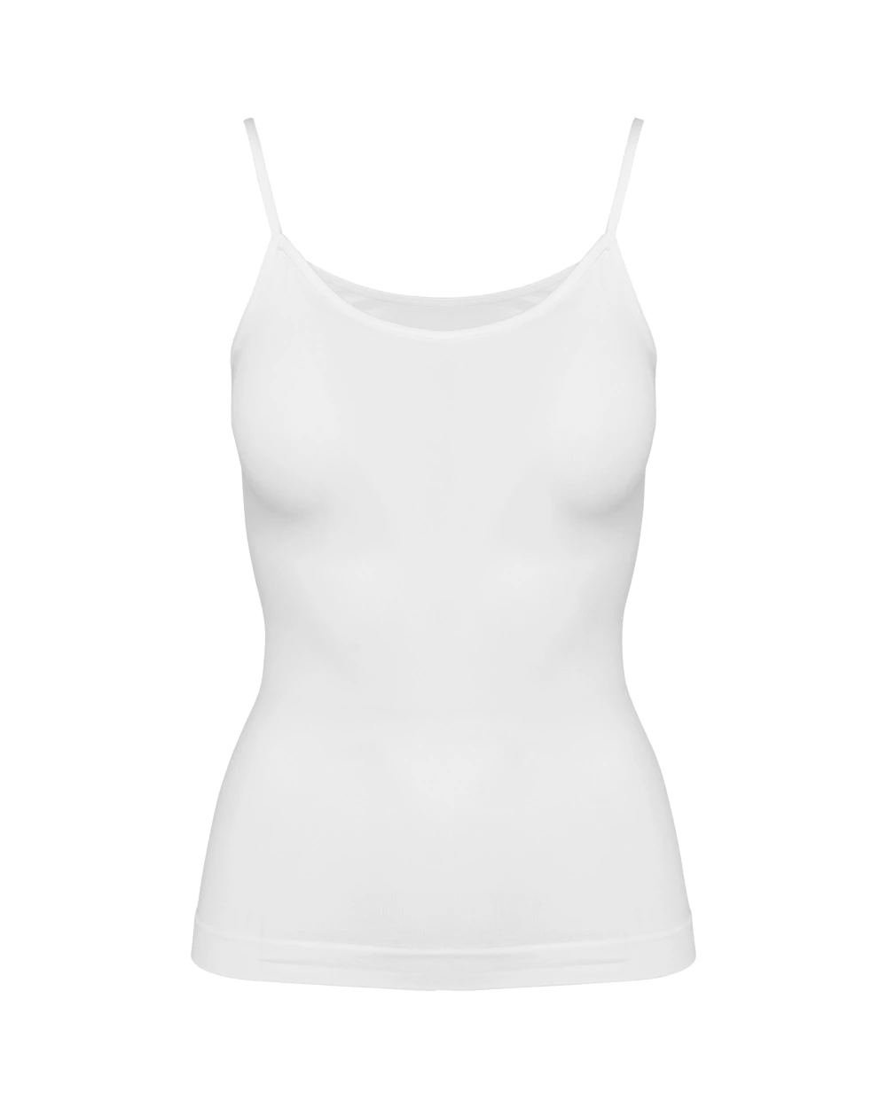 KARIBAN Umweltfreundliches, nahtloses Damen-Top mit feinen Trägern T-Shirts personalisierbar