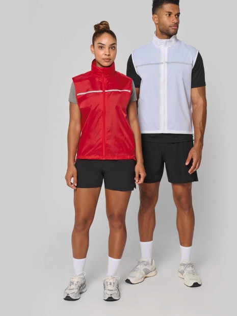 Vestes à personnaliser PROACT Runner - gilet d'entraînement dos filet unisexe 