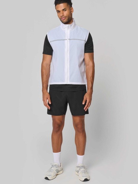 Vestes à personnaliser PROACT Runner - gilet d'entraînement dos filet unisexe 