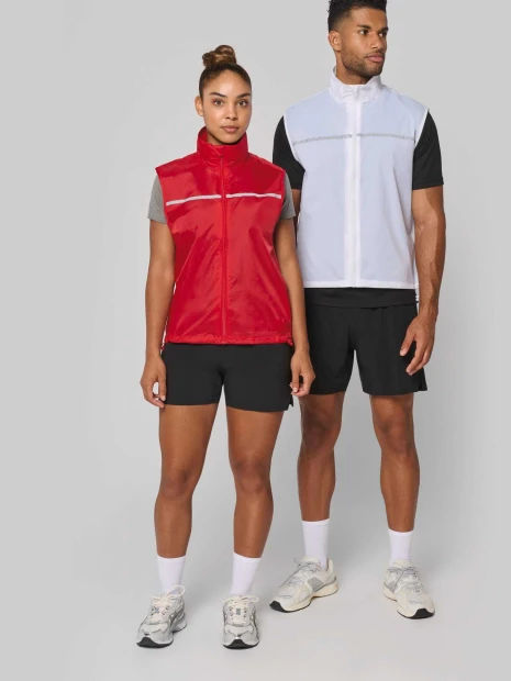 Vestes à personnaliser PROACT Runner - gilet d'entraînement dos filet unisexe 