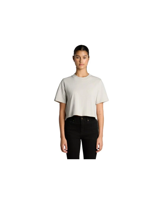 T-Shirts personnalisable As Colour Wo's Heavy Faded Crop Tee