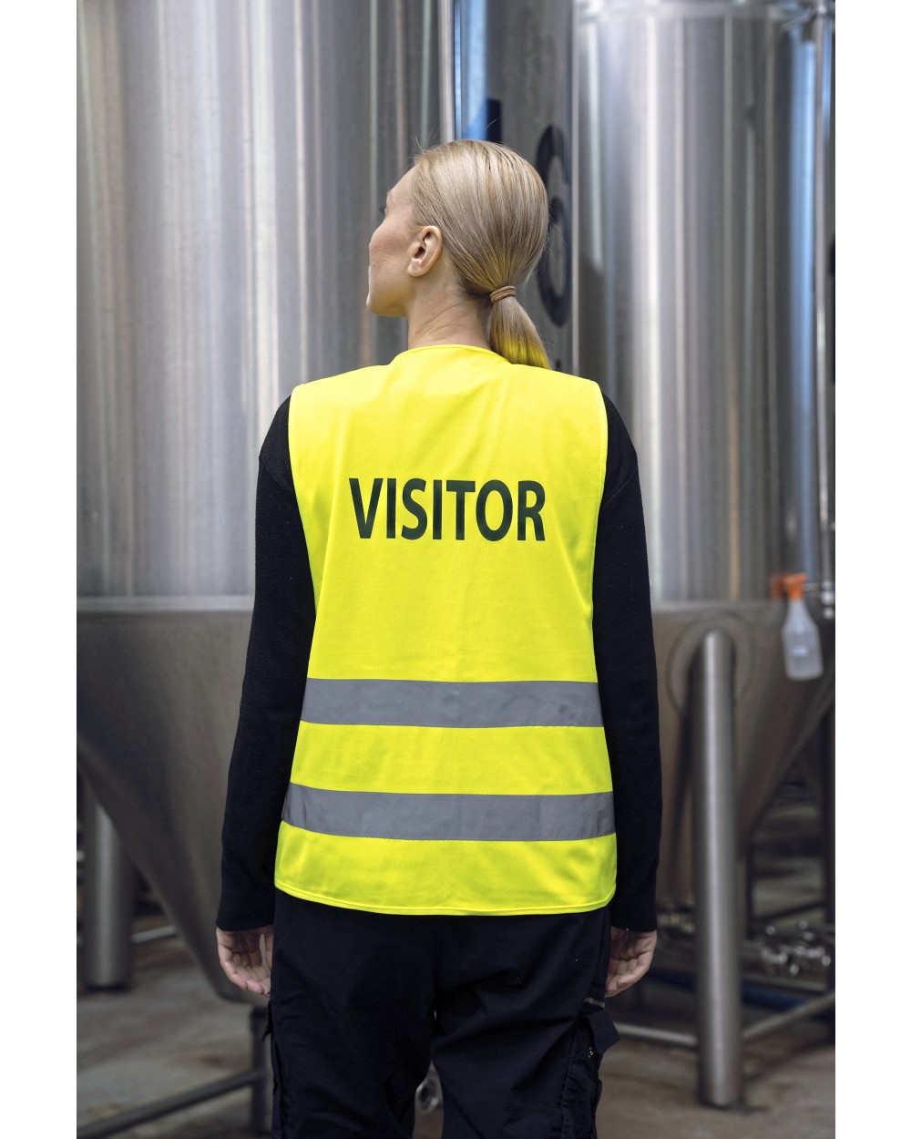 Fluo vestjes KORNTEX Safety Vest Passau - Visitor voor bedrukking &amp; borduring