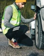 Fluo vestjes 4DO GRS gerecycled PET reflecterend veiligheidsvest voor bedrukking &amp; borduring