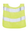 Fluo vestjes 4DO GRS gerecycled PET reflecterend veiligheidsvest voor bedrukking &amp; borduring