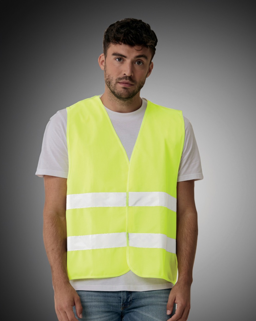 Gilets de sécurité personnalisable 4DO Gilet haute visibilité de signalisation en rPET GRS