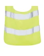 Fluo vestjes 4DO GRS gerecycled PET reflecterend veiligheidsvest voor bedrukking &amp; borduring