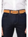 KARIBAN Ceinture cuir  velours homme  personnalisable