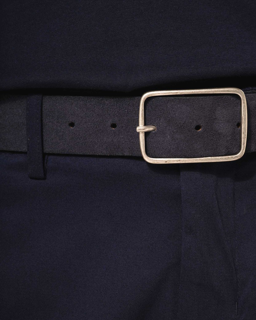 Accessoires personnalisable KARIBAN Ceinture cuir  velours homme