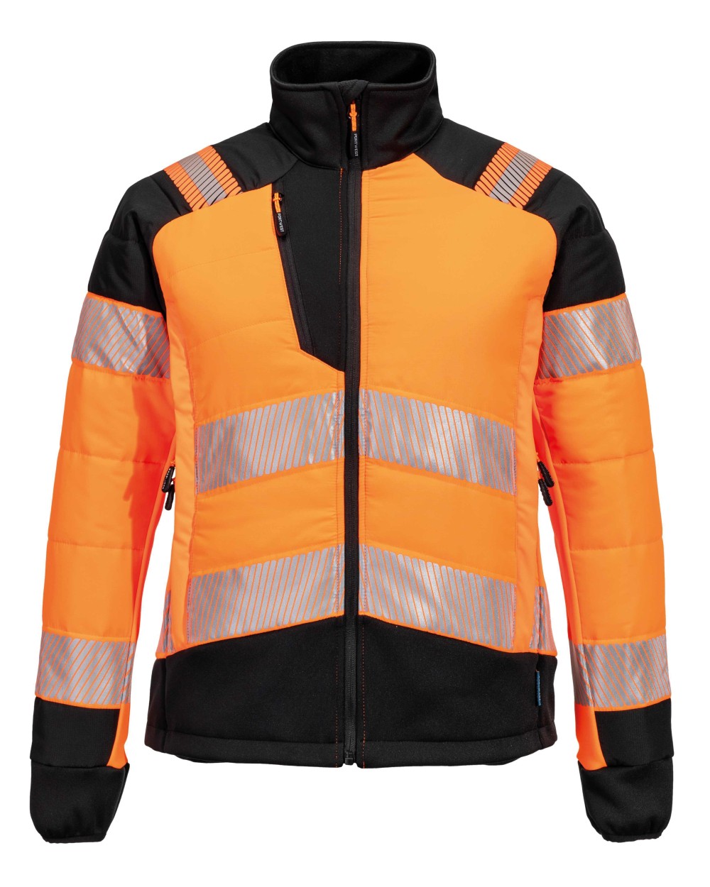 Jassen PORTWEST Women’s PW3 Hi-vis hybrid baffle jacket (T171) voor bedrukking &amp; borduring