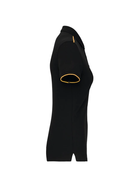 WK. DESIGNED TO WORK Polo Day To Day contrasté manches courtes femme /api/colors/e00f7052-bead-472c-ad39-3174d0f0e6f7 personnalisable