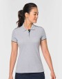 Polos personnalisable WK. DESIGNED TO WORK Polo Day To Day contrasté manches courtes femme