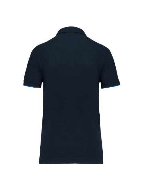 WK. DESIGNED TO WORK Polo Day To Day contrasté manches courtes femme /api/colors/58ae6b2e-fbb9-40aa-aa97-acbeba9ce4e7 personnalisable