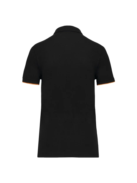 WK. DESIGNED TO WORK Polo Day To Day contrasté manches courtes femme /api/colors/f6473df6-5ff7-425a-9b26-f0846ae4f1b4 personnalisable