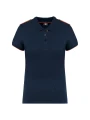 WK. DESIGNED TO WORK Polo Day To Day contrasté manches courtes femme /api/colors/4aa10cb8-ec49-4df5-89ba-a5619ab34e1d personnalisable