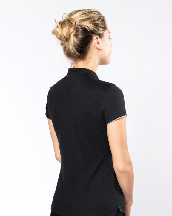 Polos personnalisable WK. DESIGNED TO WORK Polo Day To Day contrasté manches courtes femme