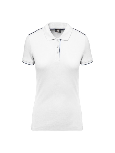 WK. DESIGNED TO WORK Polo Day To Day contrasté manches courtes femme /api/colors/0a5bce3c-f7ce-4afd-8f62-82c8c24eb7e9 personnalisable