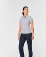 Polo's WK. DESIGNED TO WORK Contrasterende damespolo Day To Day korte mouwen voor bedrukking &amp; borduring