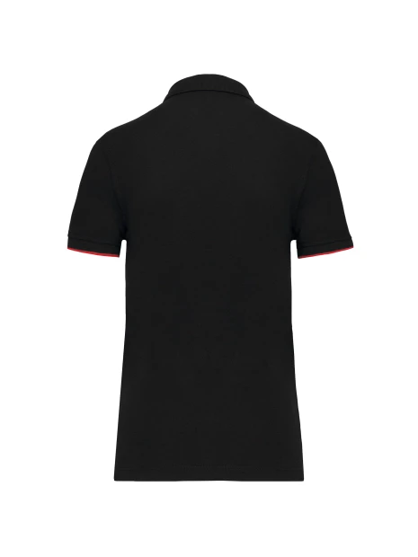 WK. DESIGNED TO WORK Polo Day To Day contrasté manches courtes femme /api/colors/408d50a3-bca9-4bb6-a04b-5019e7abc8dd personnalisable