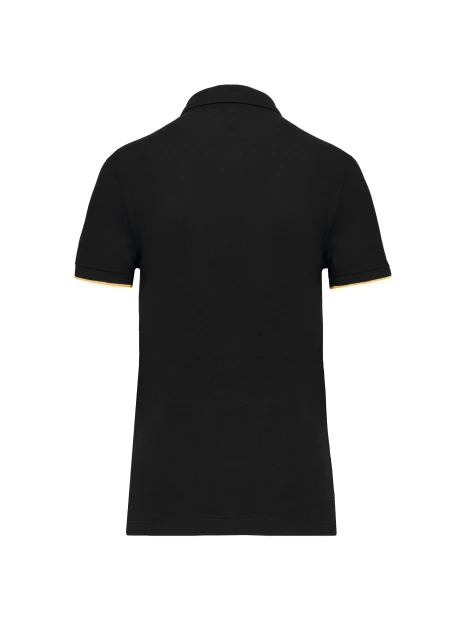 WK. DESIGNED TO WORK Polo Day To Day contrasté manches courtes femme /api/colors/e00f7052-bead-472c-ad39-3174d0f0e6f7 personnalisable