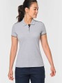 Polos à personnaliser WK. DESIGNED TO WORK Polo Day To Day contrasté manches courtes femme 
