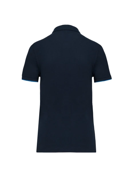 WK. DESIGNED TO WORK Polo Day To Day contrasté manches courtes femme /api/colors/58ae6b2e-fbb9-40aa-aa97-acbeba9ce4e7 personnalisable