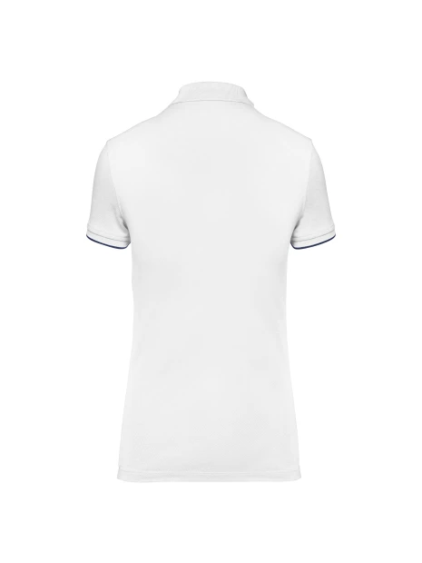 WK. DESIGNED TO WORK Polo Day To Day contrasté manches courtes femme /api/colors/0a5bce3c-f7ce-4afd-8f62-82c8c24eb7e9 personnalisable